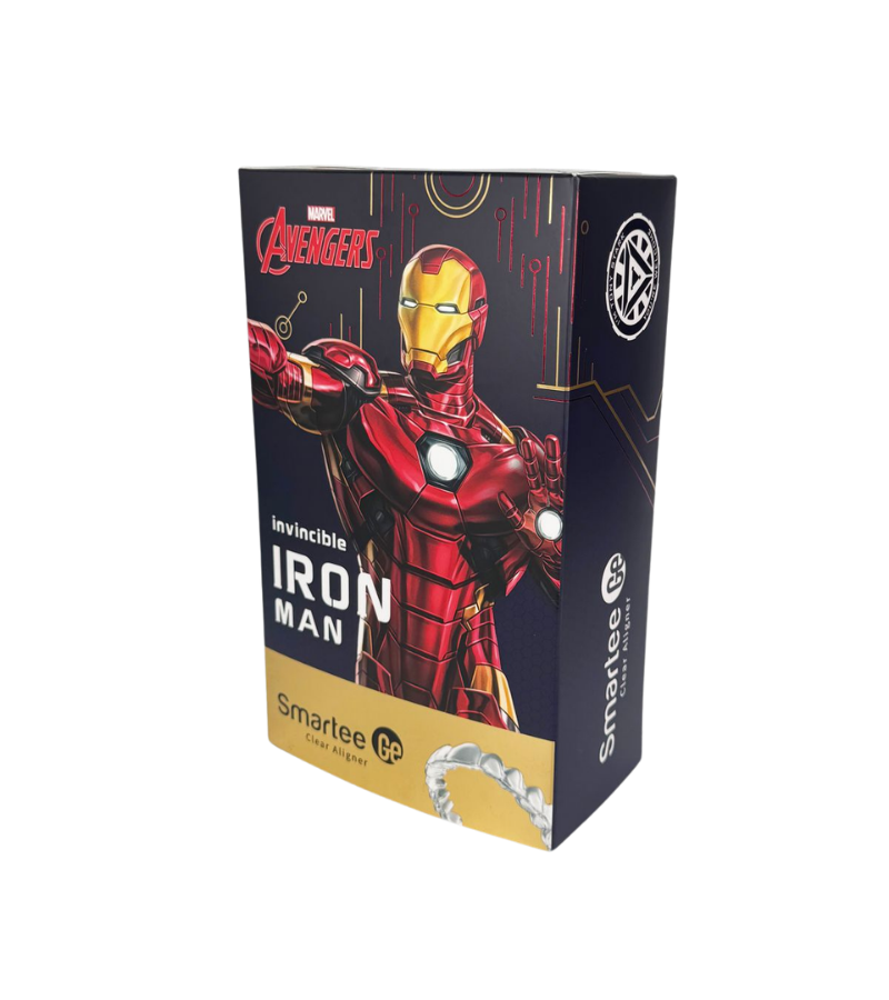 Smartee aligners Iron man